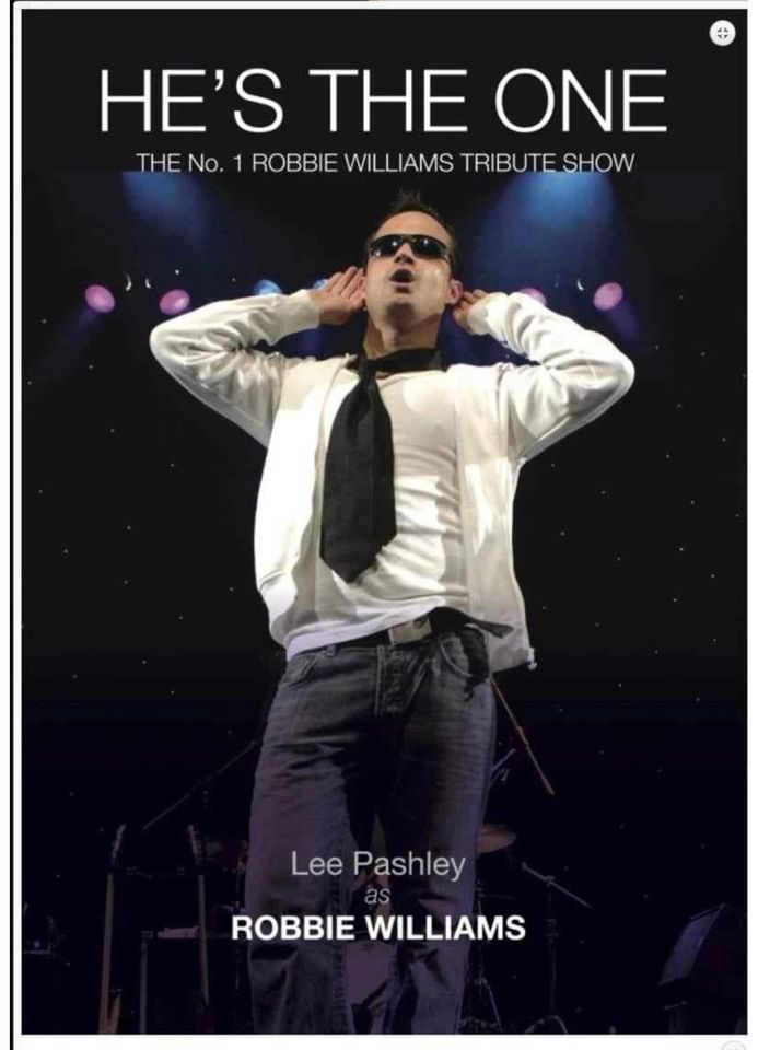 Robbie Williams tribute Lee Pashley sings live 