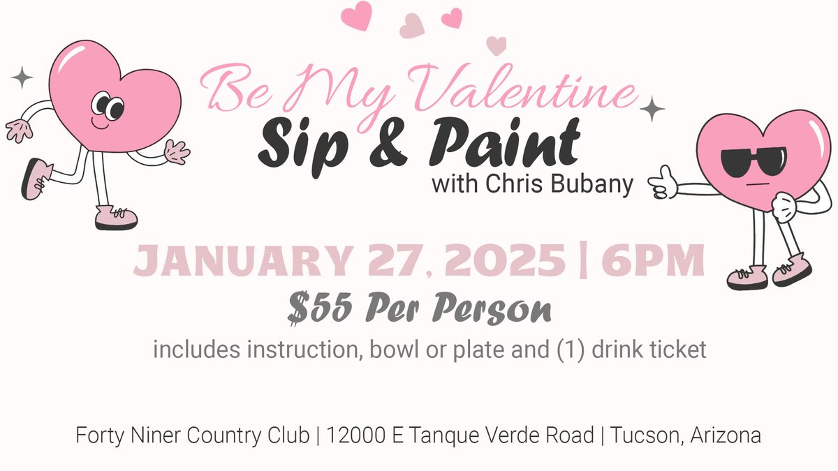 Be My Valentine Sip & Paint w\/ Chris Bubany