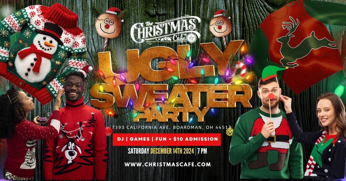 Ugly Sweater Party at The Christmas Cafe