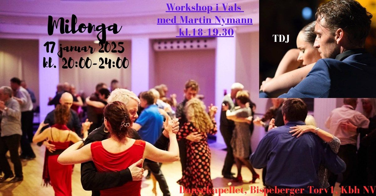 Milonga i Dansekapellet hos Amor, med Martin N.