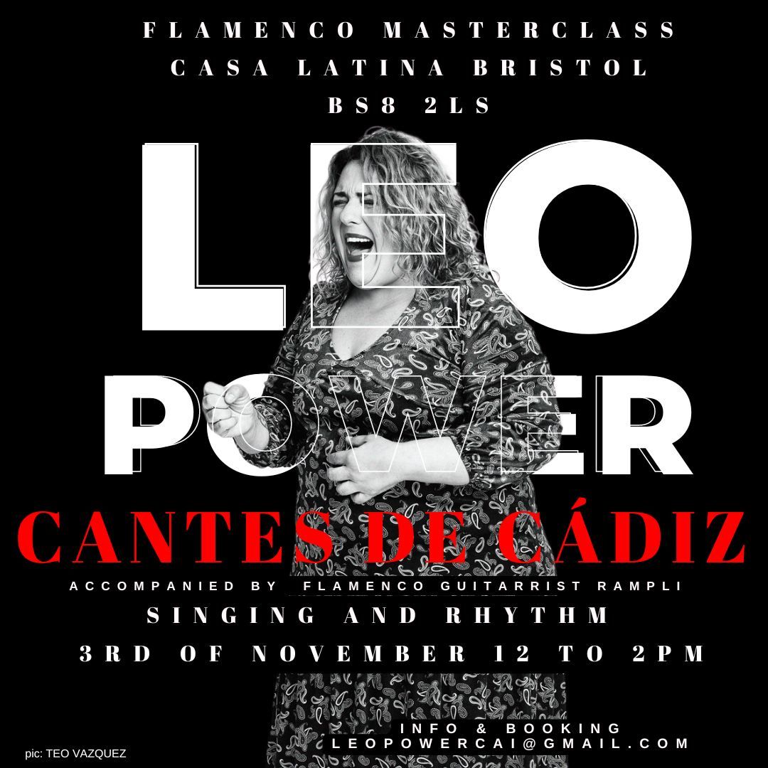 FLAMENCO MASTERCLASS WITH LEO POWER IN BRISTOL