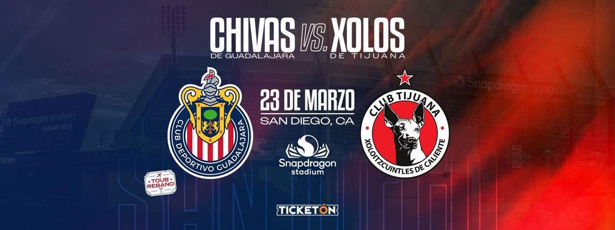 CHIVAS DE GUADALAJARA VS XOLOS