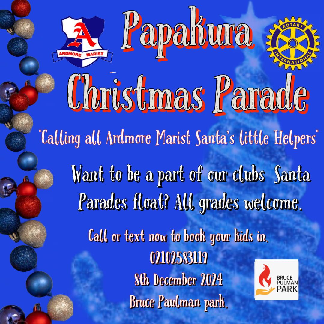 Papakura Rotary Santa Parade, (Ardmore Marist)