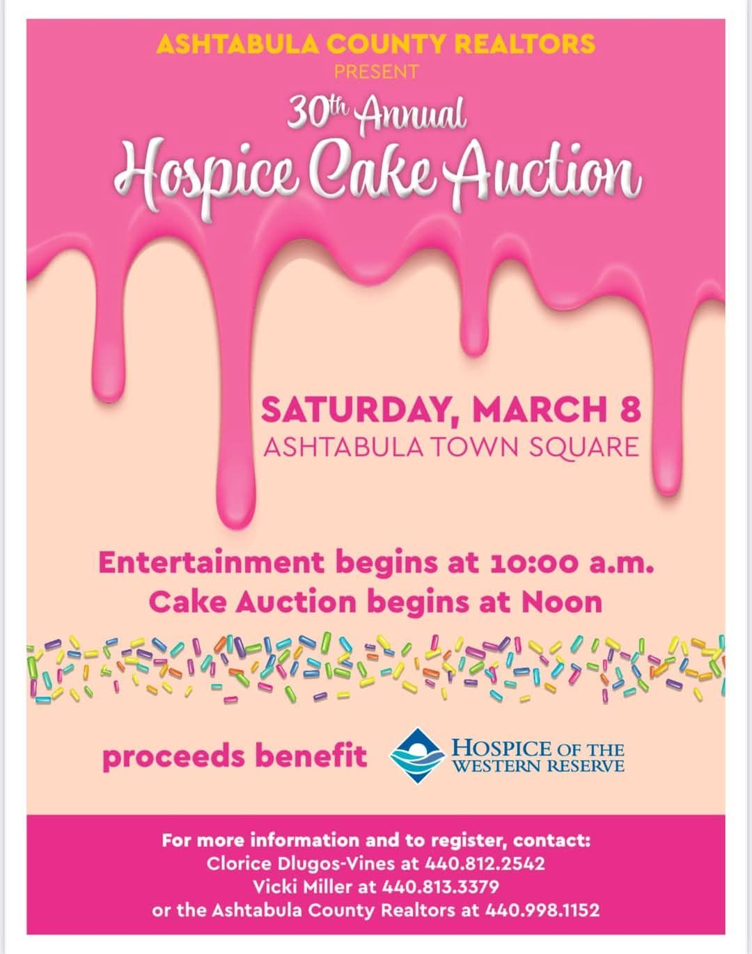 30th Annual Hospice Cake Auction