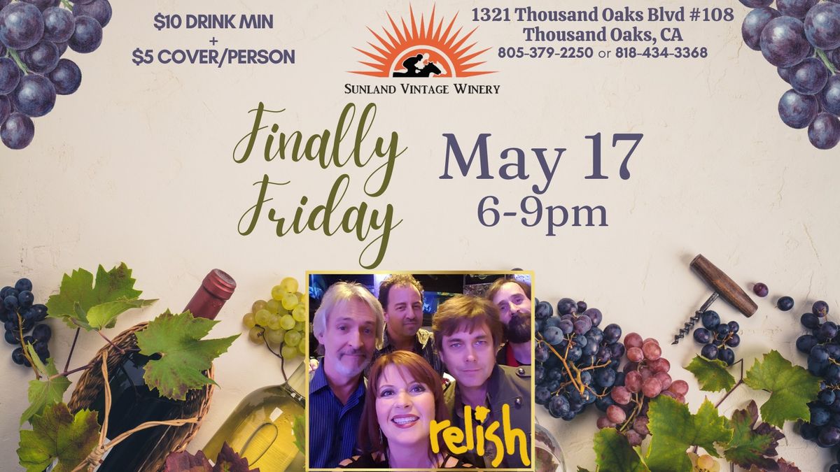 FINALLY FRIDAY with Relish (The Band)