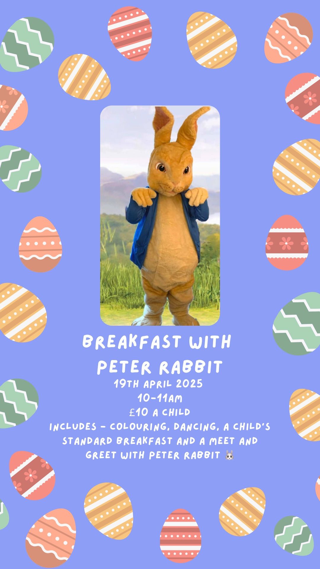 Breakfast with Peter Rabbit \ud83d\udc30 