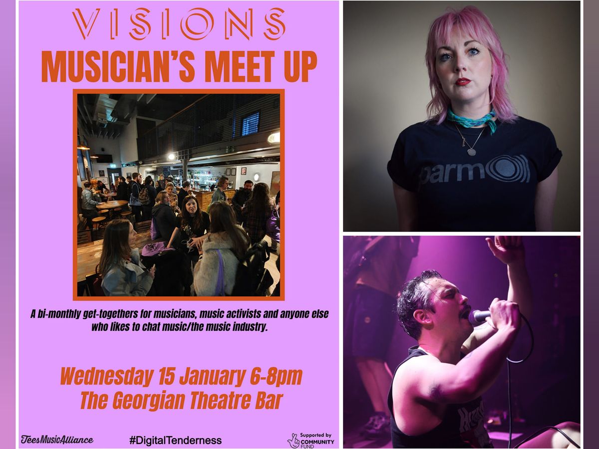 Visions: Musician's Meet Up w\/ Matt Baty (Wipe Out Music\/Pigs x7) & Helen Walkinshaw (Index\/Irked)