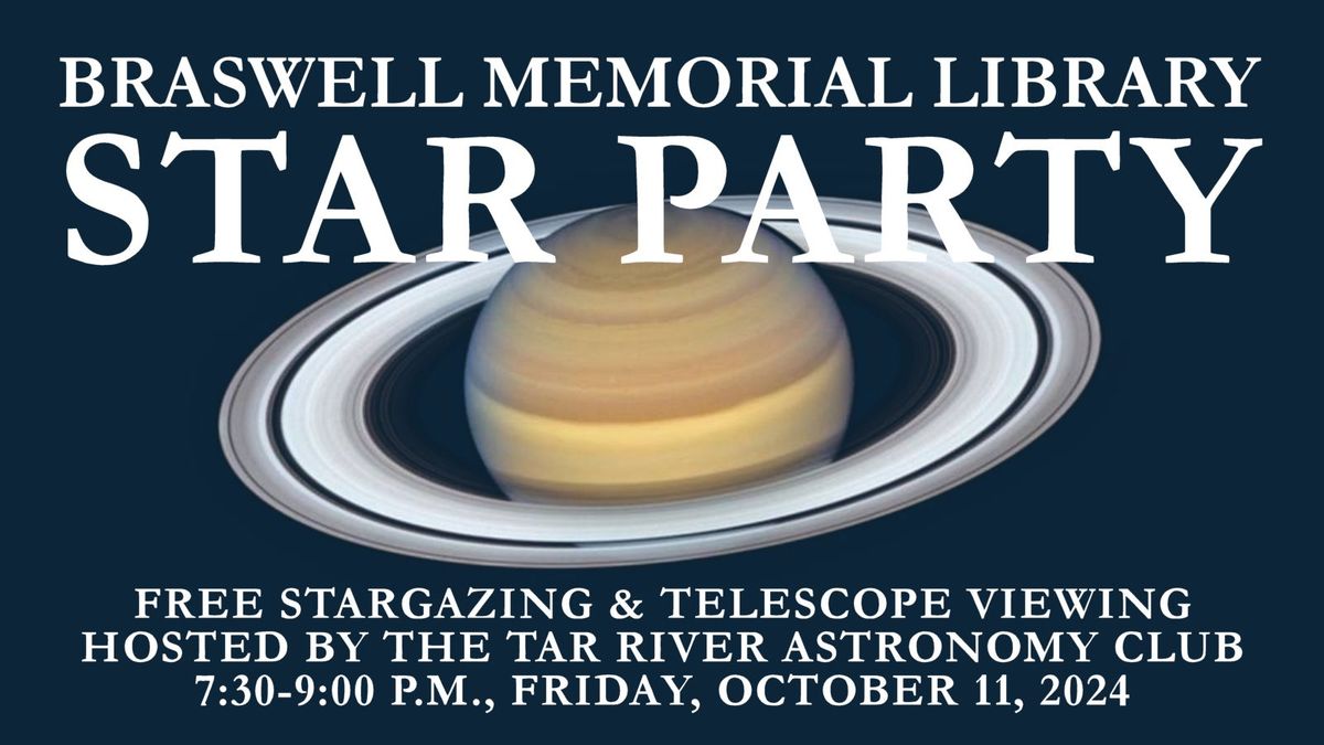 Braswell Memorial Library Star Party