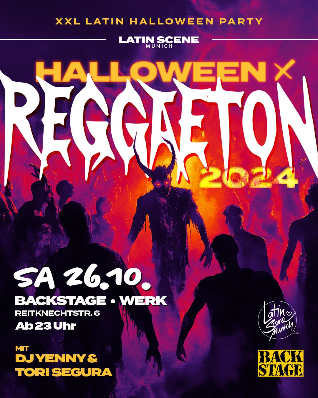 XXL HALLOWEEN x REGGAETON 2024 \ud83c\udf83 Backstage