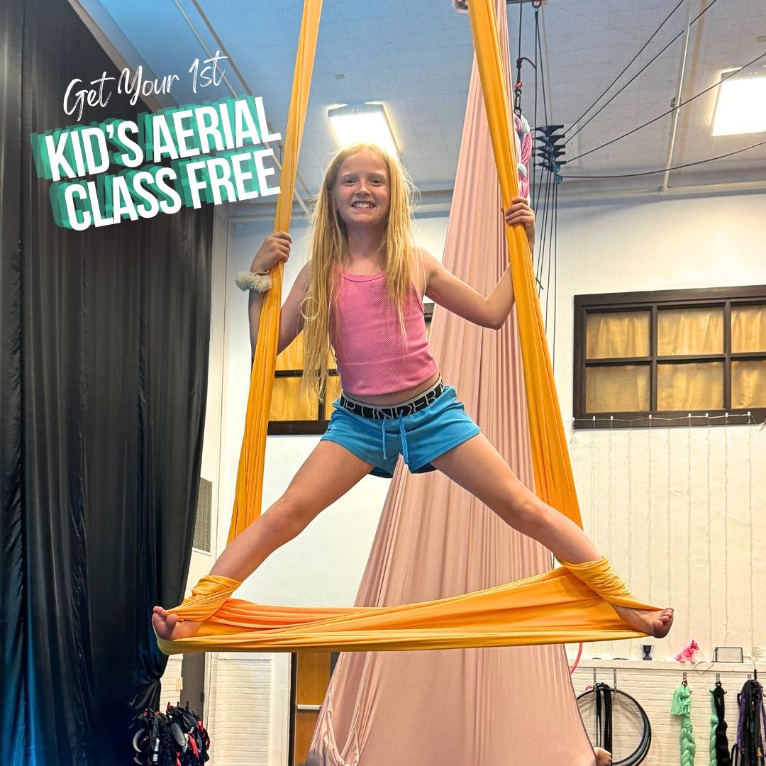 Kids Beginner Aerial Silks Class - FIRST CLASS FREE