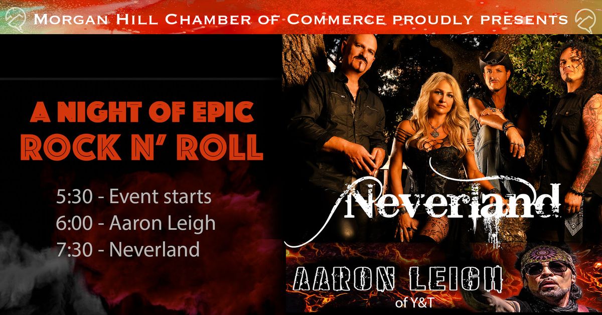 Morgan Hill Friday Night Music with Neverland and Aaron Leigh of Y&T
