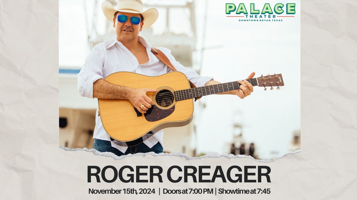 Roger Creager at The Palace!