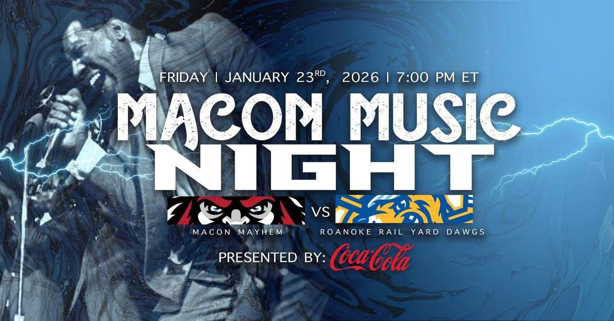 Roanoke Rail Yard Dawgs vs. Macon Mayhem