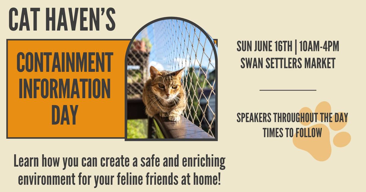 Cat Haven's Containment Information Day