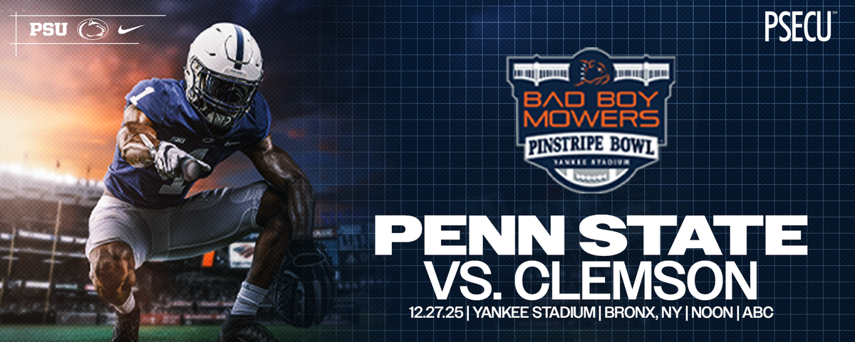 Bad Boy Mowers Pinstripe Bowl - Clemson vs Penn State at Yankee Stadium