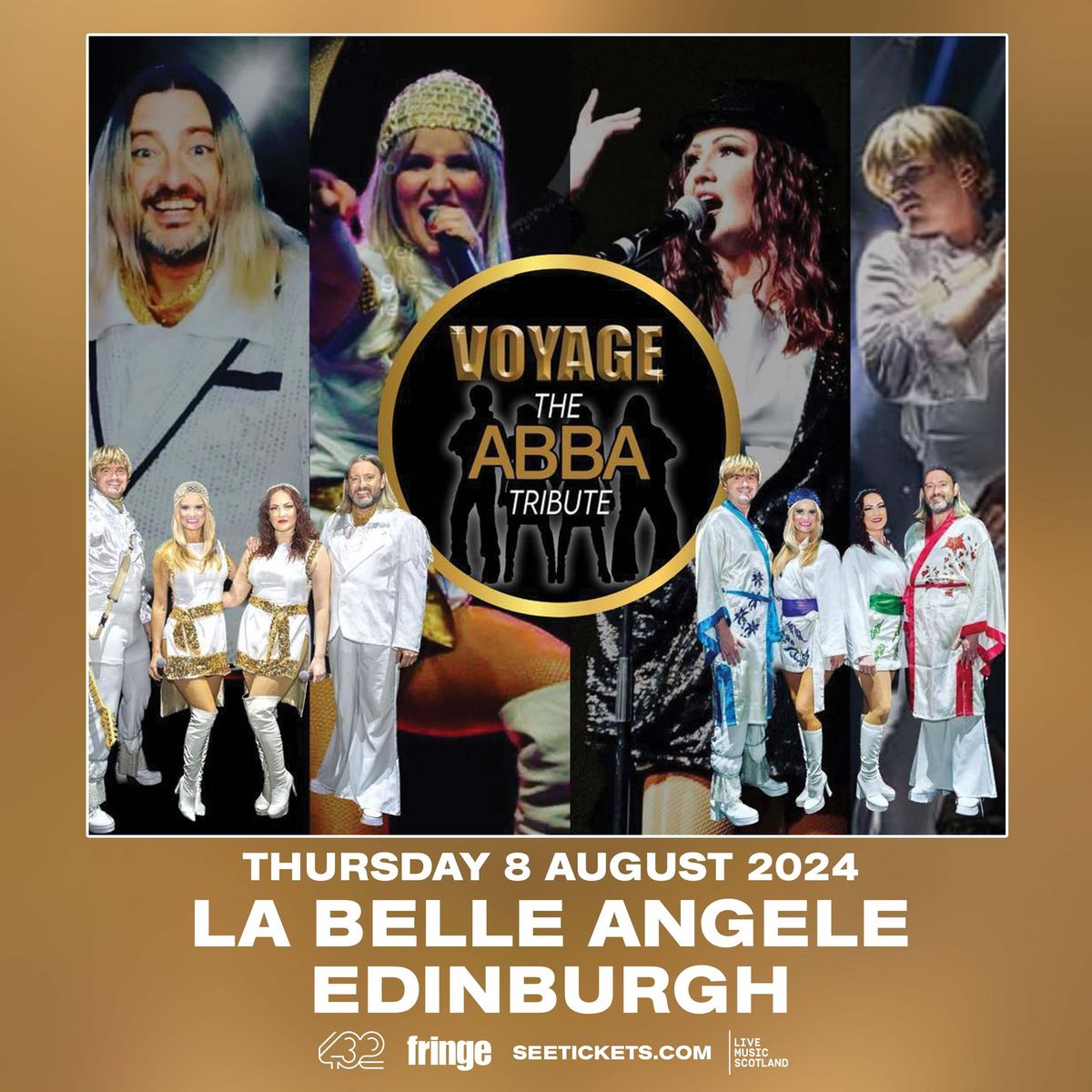 Voyage - The Abba Tribute \/ La Belle Angele, Edinburgh (Fringe) \/ 08.08.24 