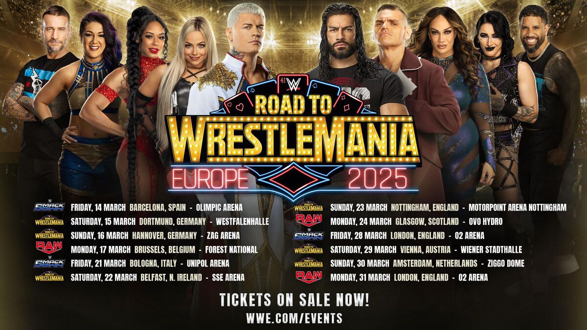 WWE Road to Wrestlemania Dortmund Tickets