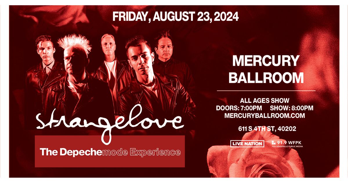 STRANGELOVE - The Depeche Mode Experience - presented by 91.9 WFPK