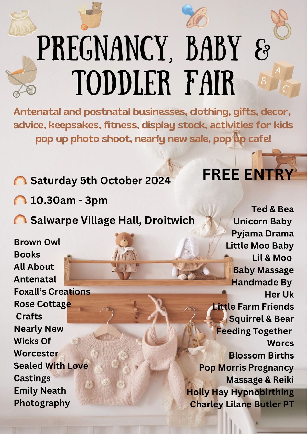 Pregnancy, Baby & Child Fair - Droitwich