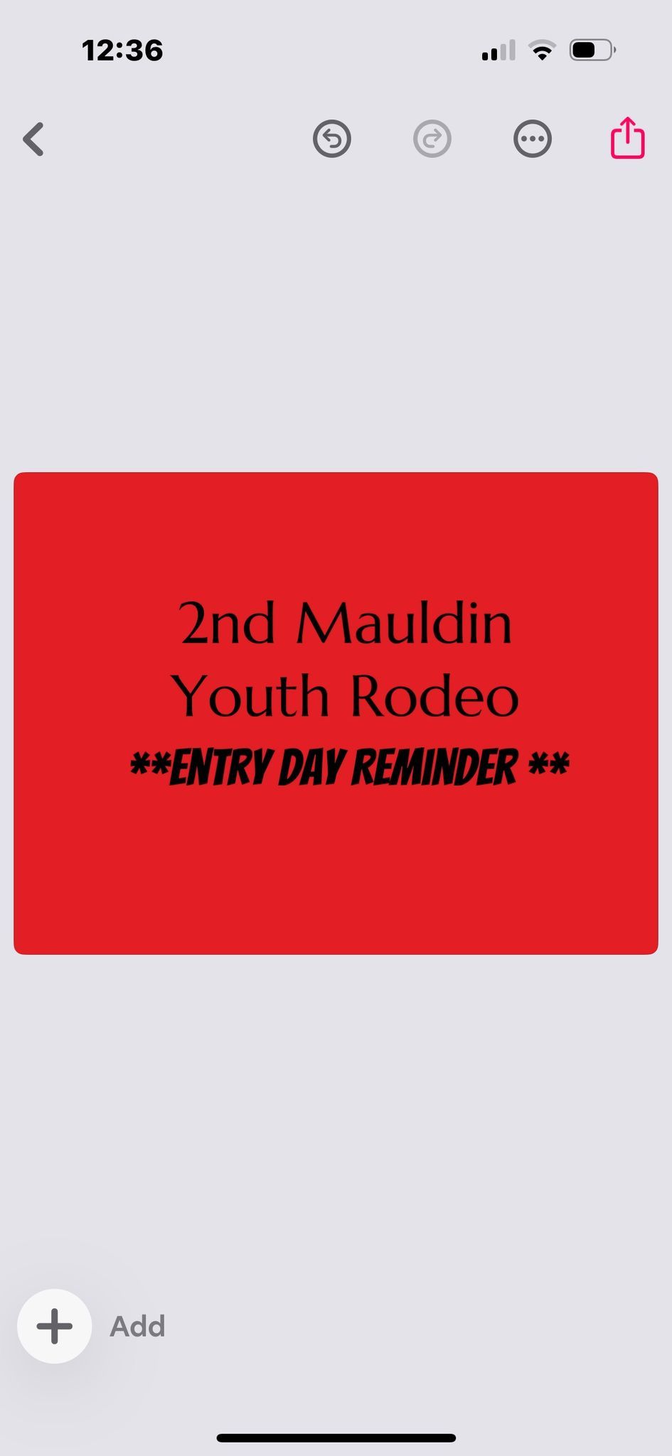 2nd Mauldin Entry Day