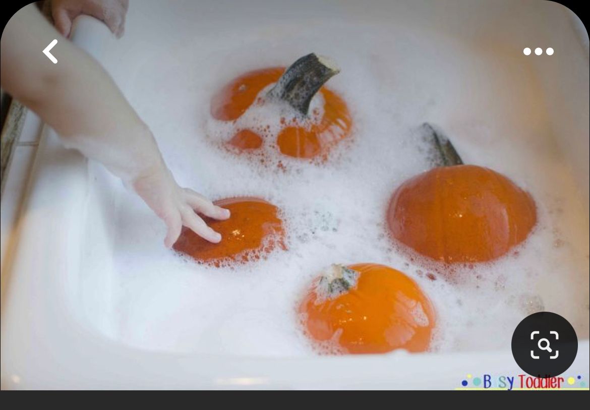 Toddler Playgroup Pumpkin Baths