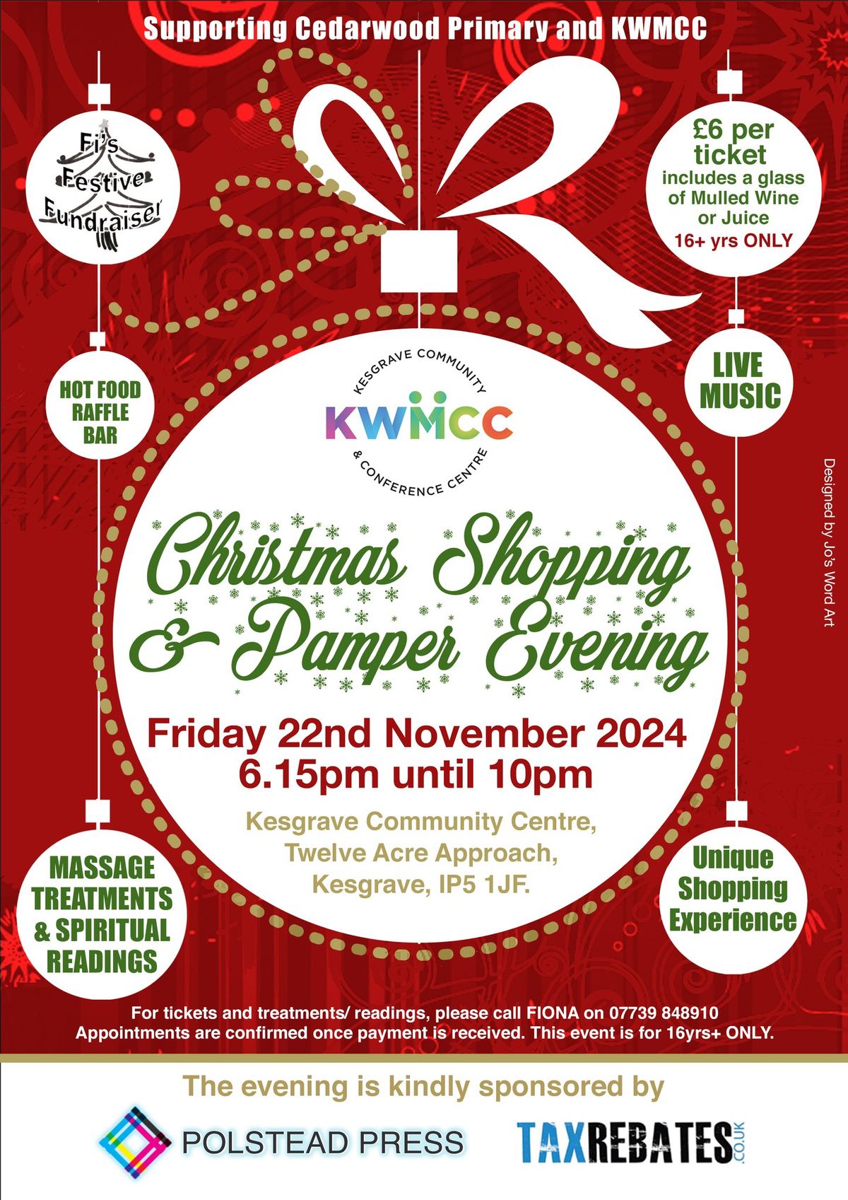 Christmas Shopping & Pamper Evening