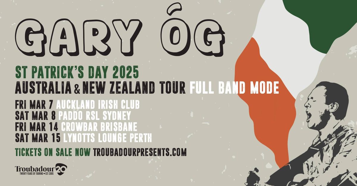 Gary \u00d3g - Live with full band - Lynott's Lounge, Perth