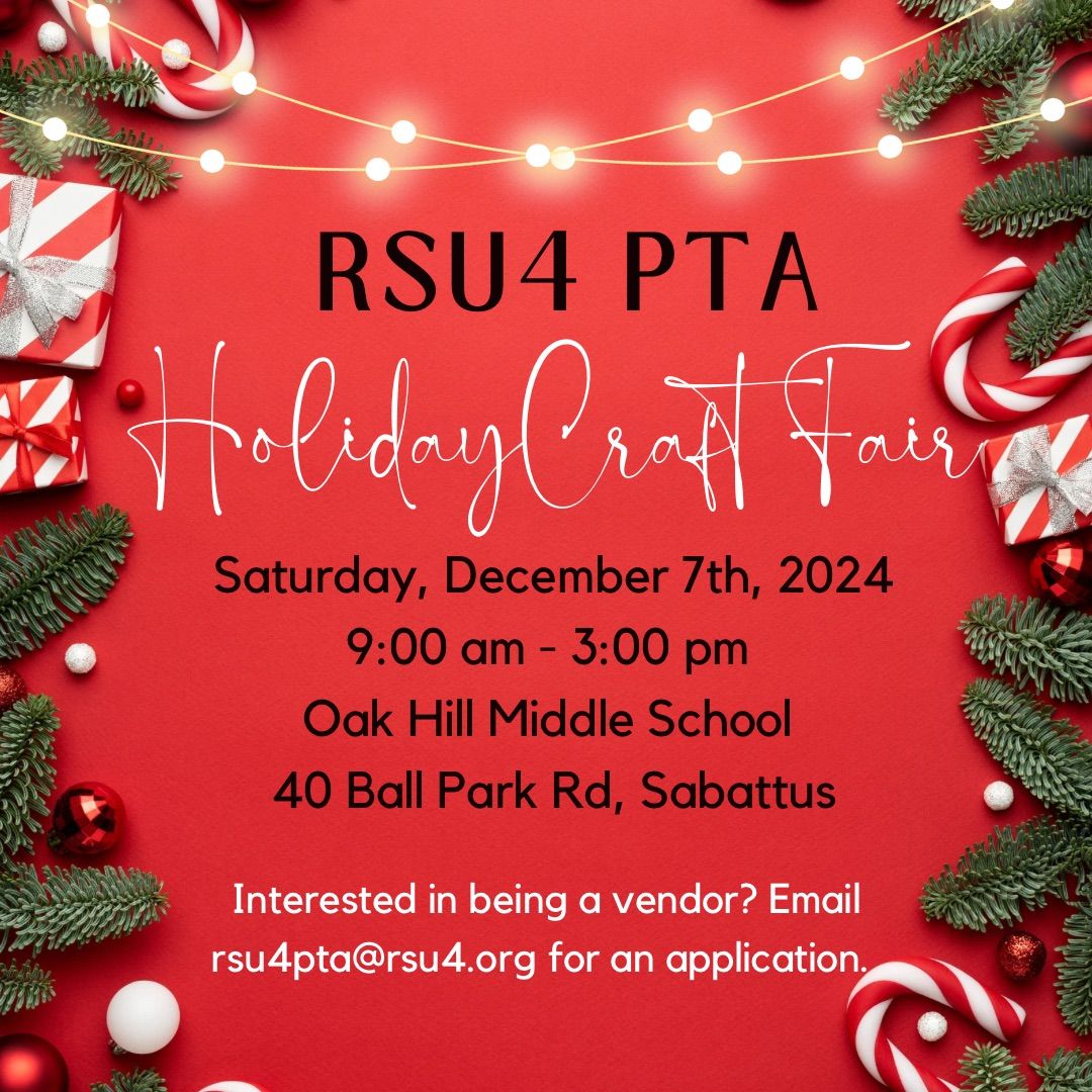 RSU 4 PTA Craft Fair 