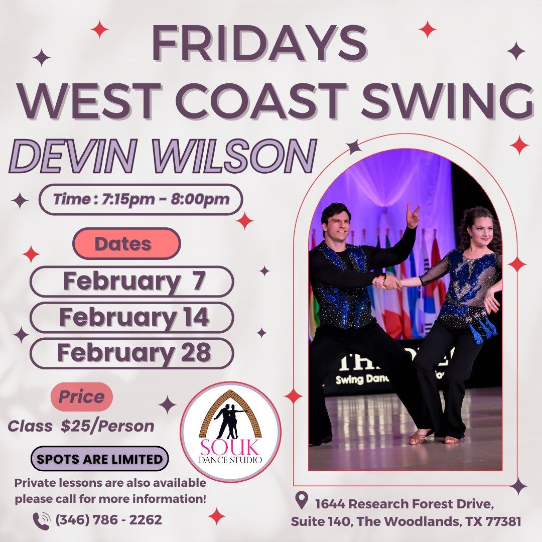 West Coast Swing Special Guest: All-Star Devin Wilson 