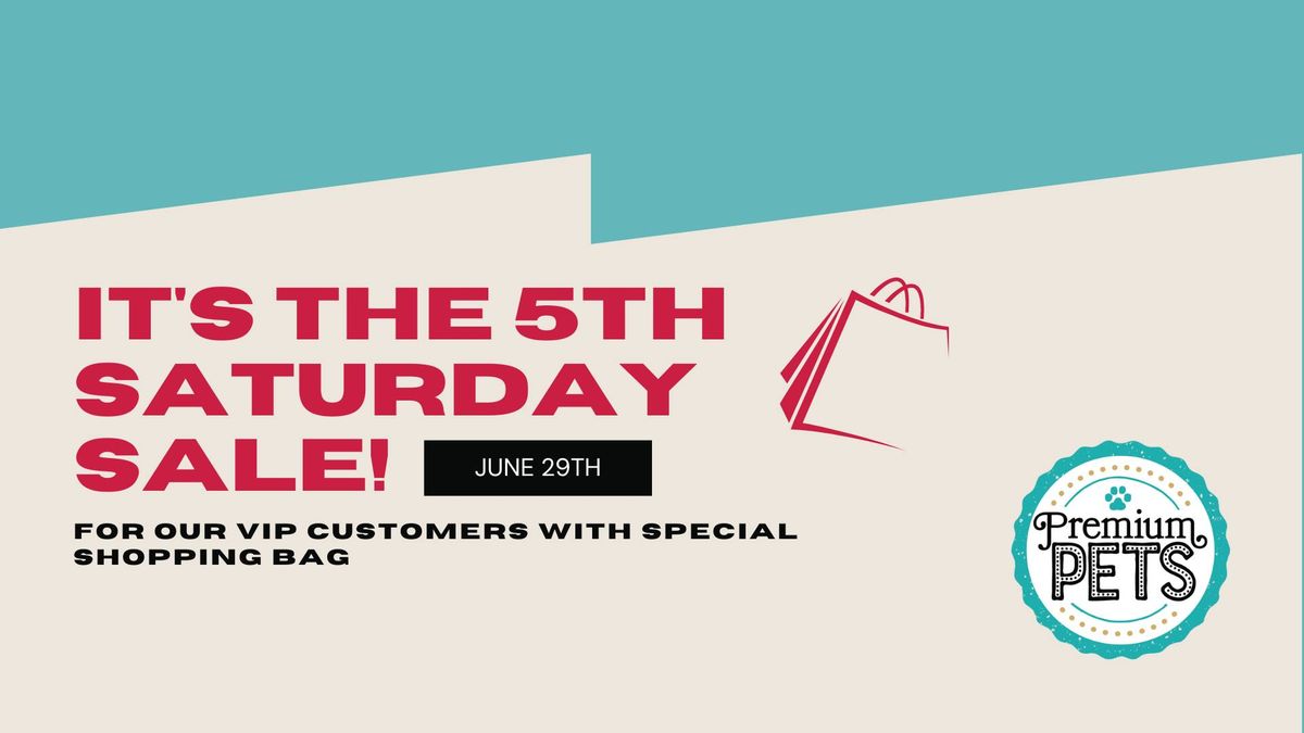 June 29th Saturday SALE