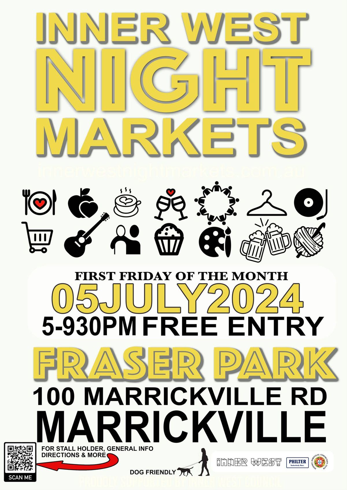 Inner West Night Markets 07JULY24 FREE ENTRY