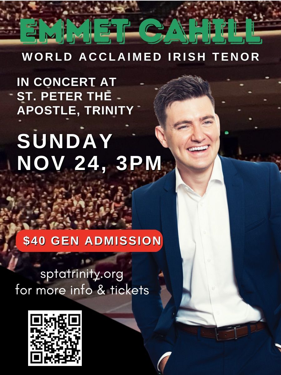 Emmet Cahill comes to Trinity