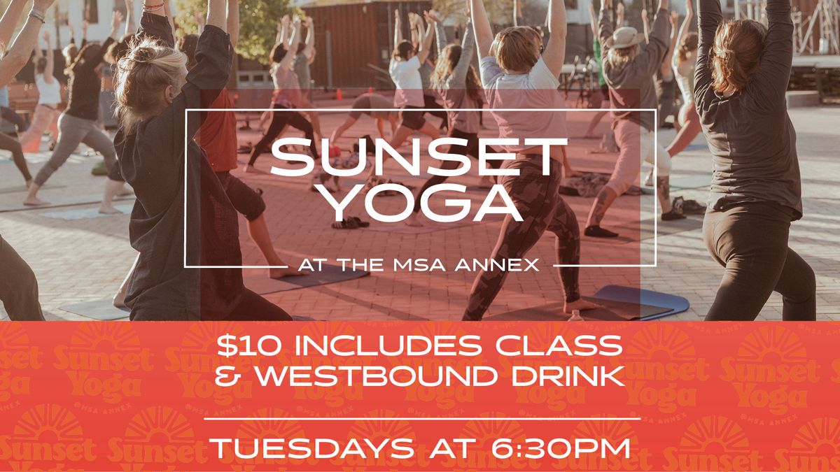 Sunset Yoga at Westbound!