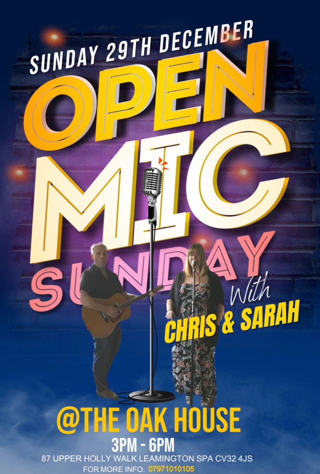 CHRIS & SARAH OPEN MIC