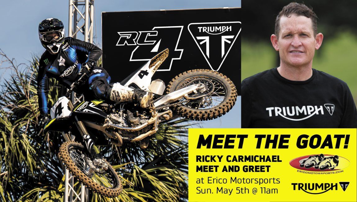 Meet Ricky "The GOAT" Carmichael at Erico Motorsports! 
