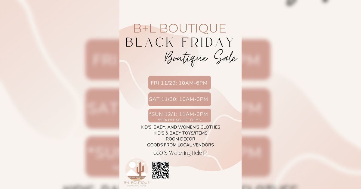 Holiday Pop-Up Boutique