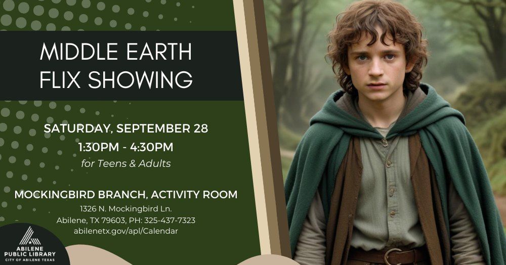 Middle Earth Flix Showing (Mockingbird Branch)