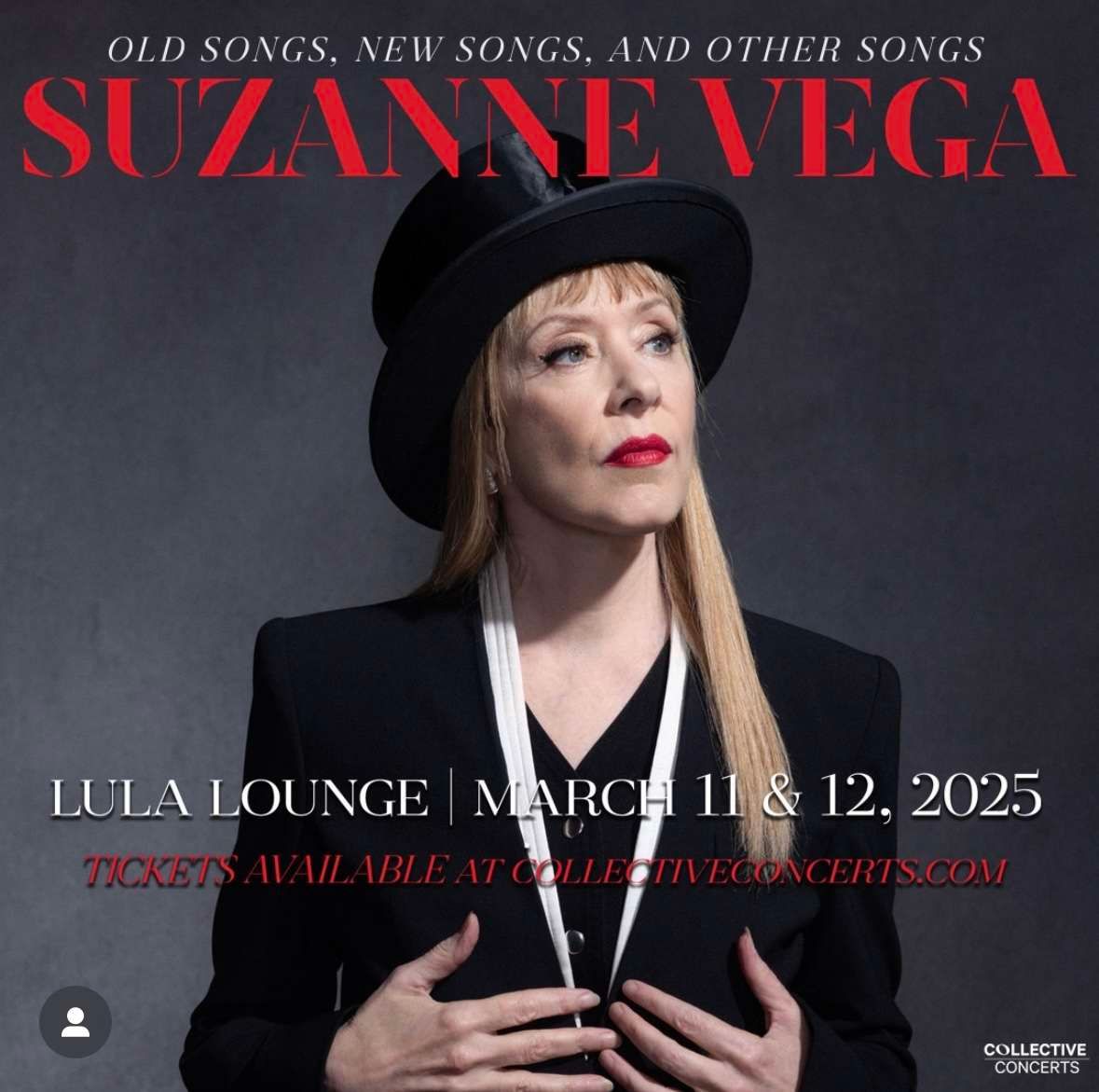 Suzanne Vega at Holly Theatre