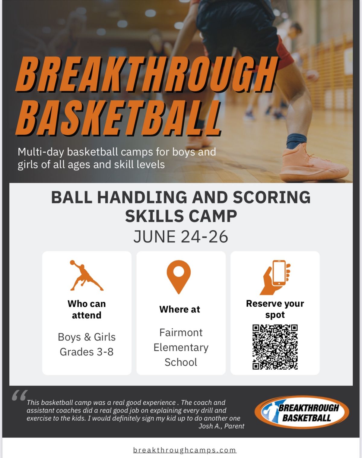 Breakthrough Basketball Ball Handling and Scoring Skills  Basketball Camp