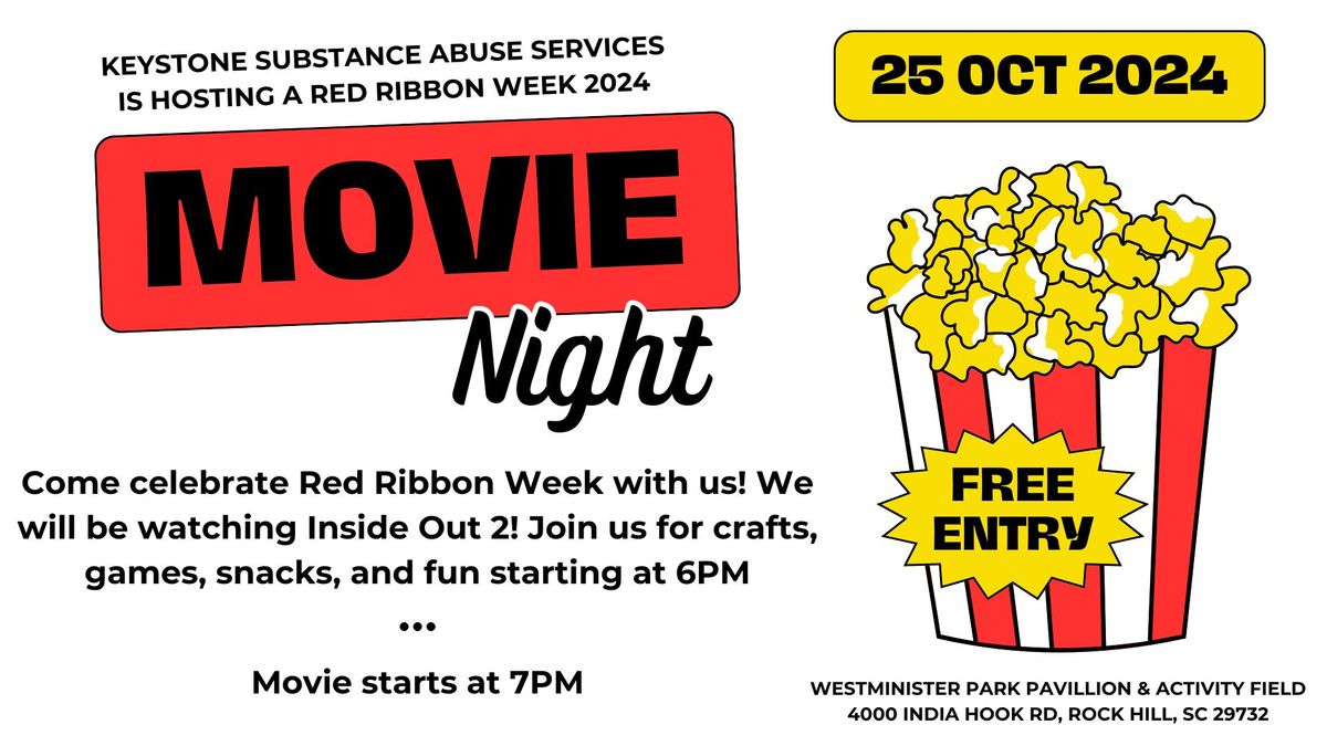 Red Ribbon Week Movie Night