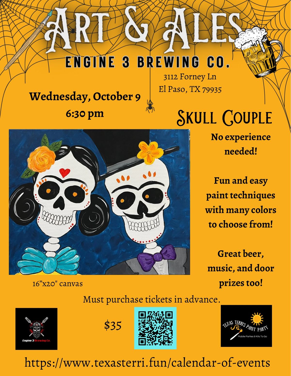 Art & Ales: Skull Couple