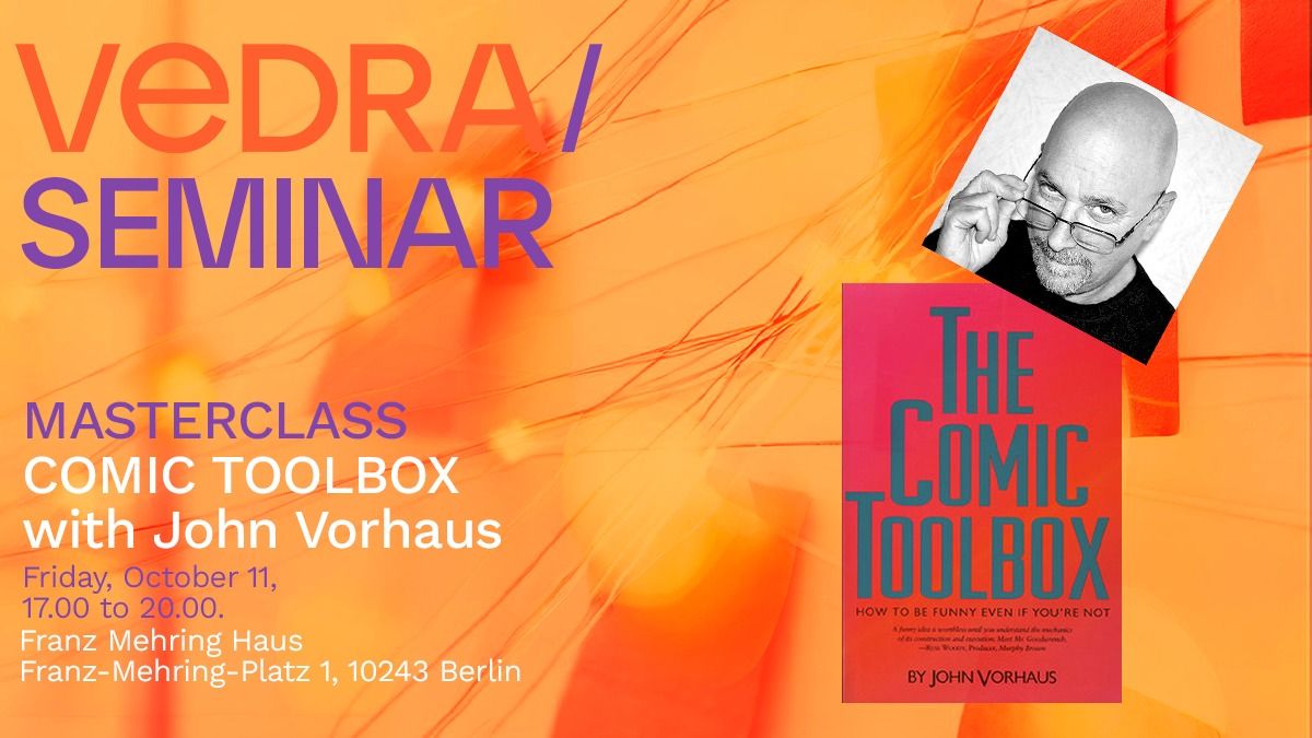 MASTERCLASS COMIC TOOLBOX with John Vorhaus