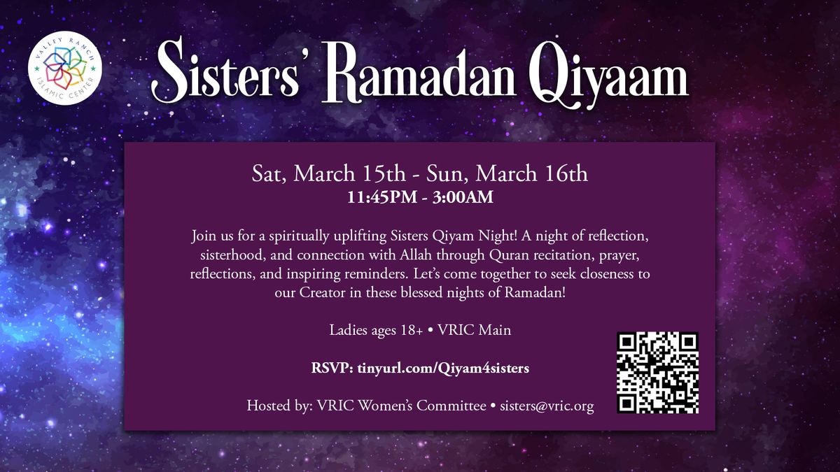 Sister's Ramadan Qiyaam