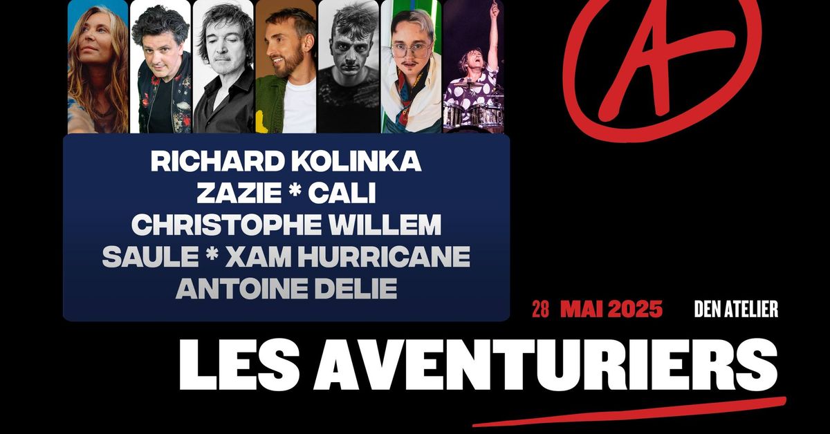 Les Aventuriers d'un Autre Monde I Zazie, Cali, Christophe Willem & Saule I Luxembourg