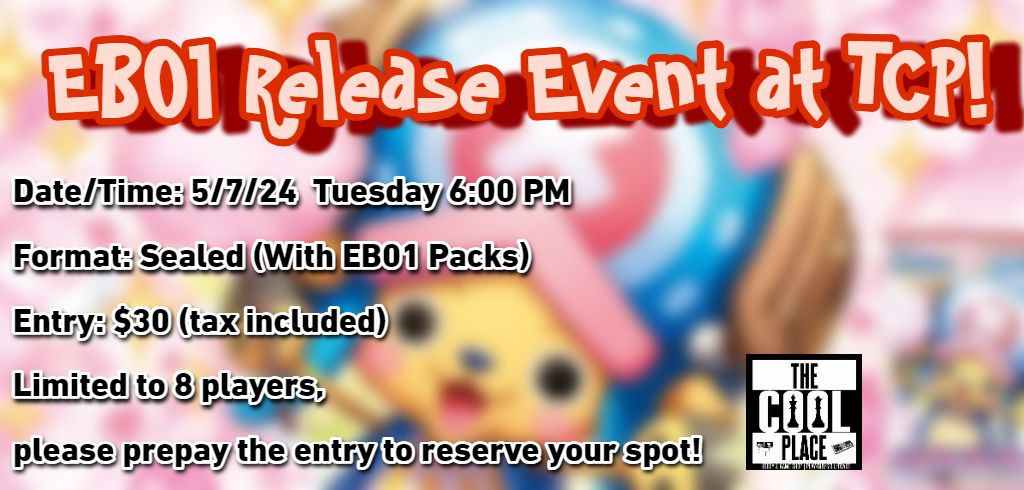 EB01 Release Event at TCP-Columbus! 