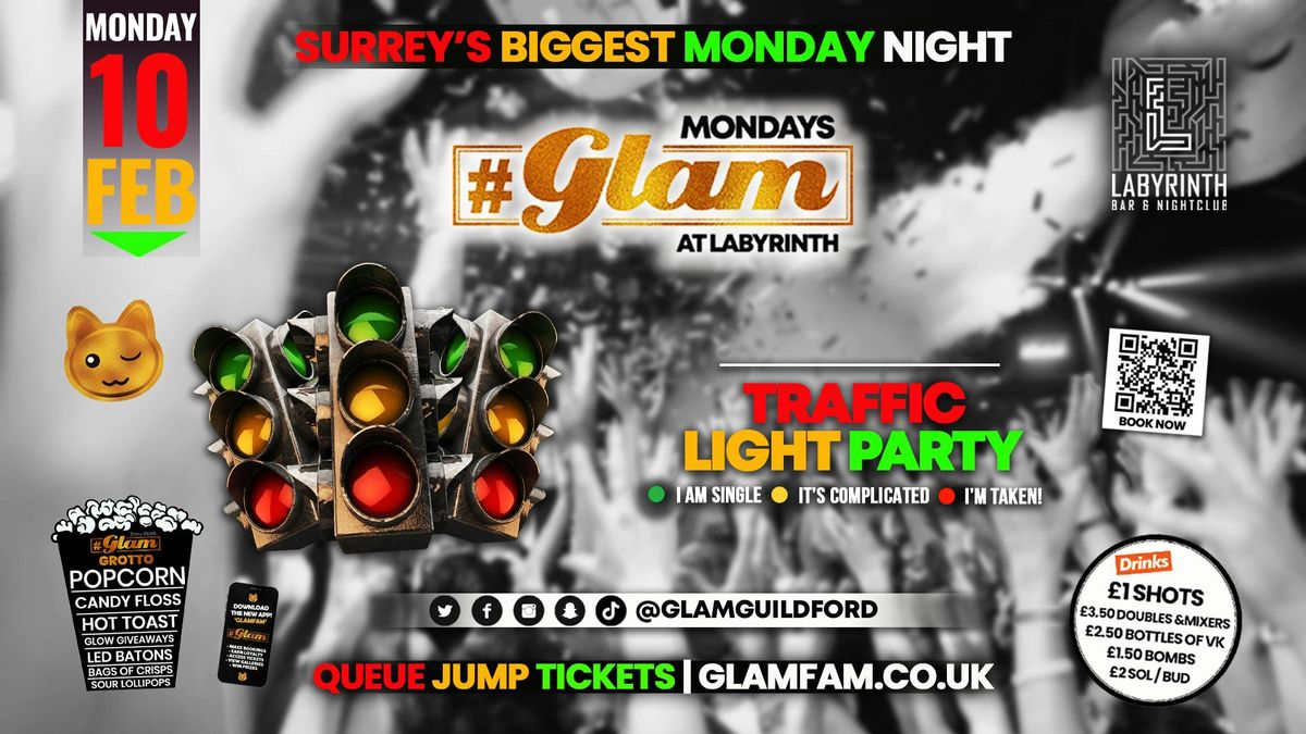 Glam -\ud83d\udea6TRAFFIC LIGHT PARTY\ud83d\udea6 | Monday at Labs \ud83d\ude3b