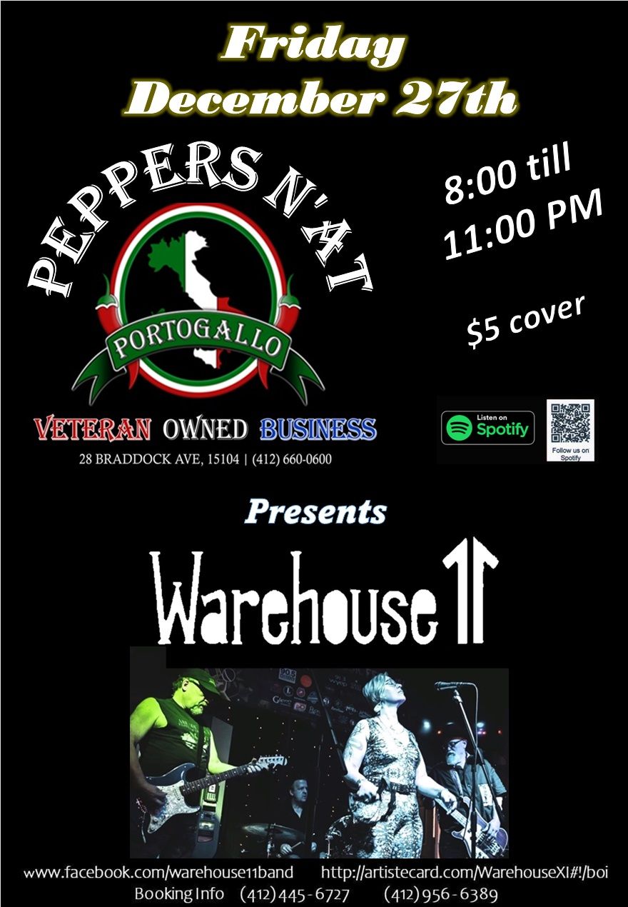 Warehouse 11 celebrating the holidays at Peppers N'AT