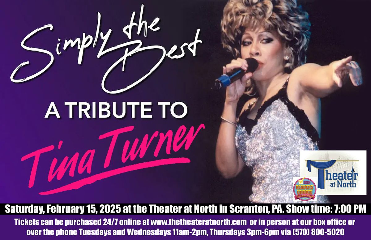 "Simply the Best" \u2013 A Tribute to Tina Turner presented by Booking Place