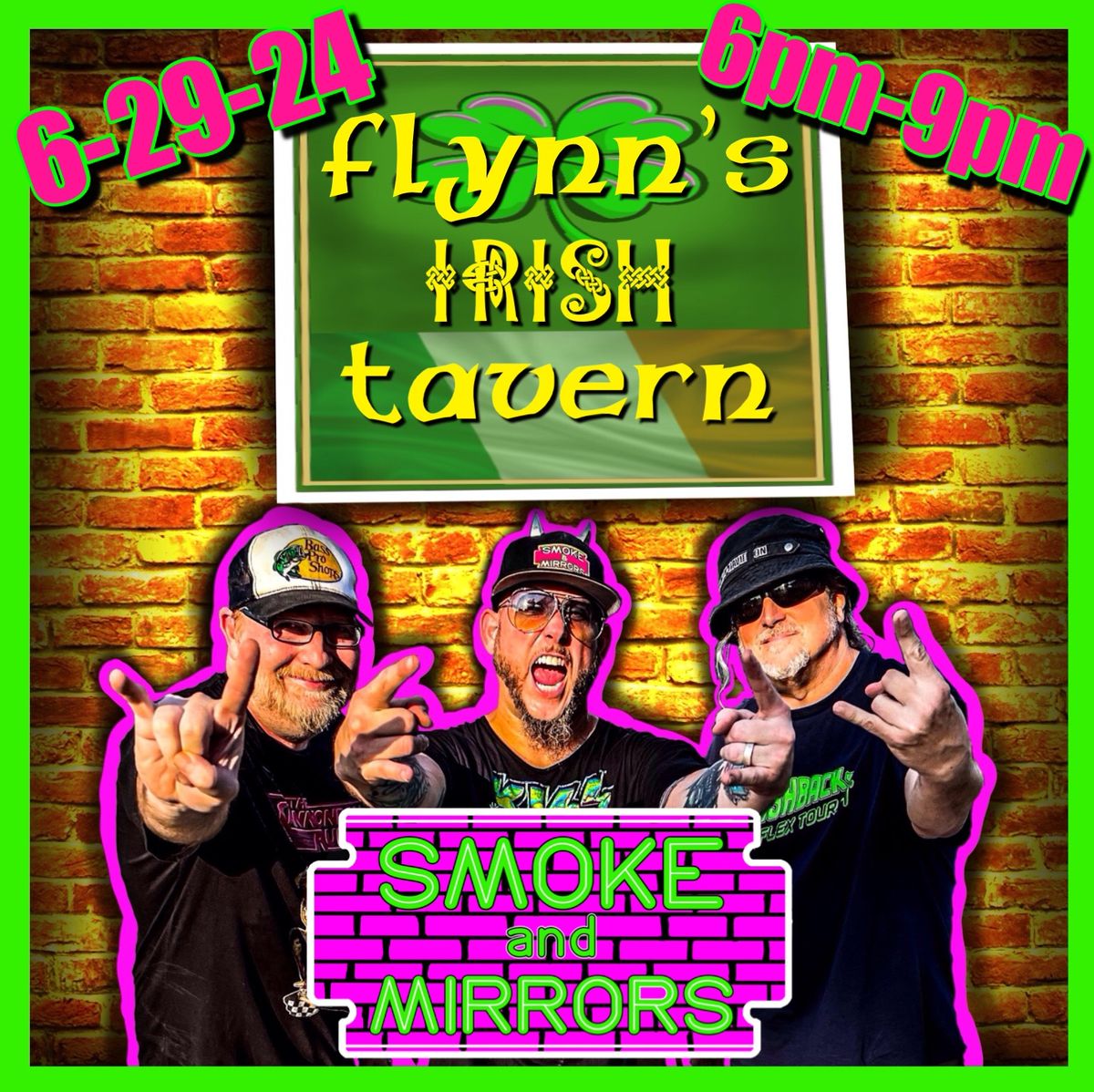 Smoke and Mirrors rocking Flynn\u2019s Irish Tavern 