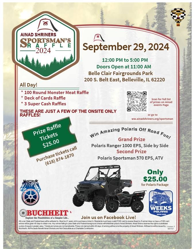 Ainad Shriners Sportsman's Raffle